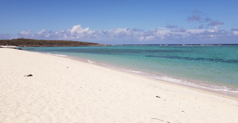 Plage paradisiaque à Rodrigues